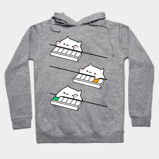 Bongo Cat & Keyboard Hoodie